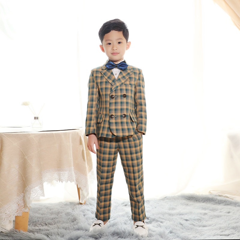 Special Clear Discount Sale Children's Flower Children's Little Super Boy Cotton Piano Handsome Model Suite