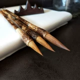 Biwi Wolf Brown Bamboo Royal Pin