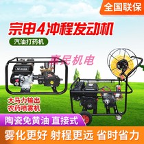 Zhenshin Straight-to-Butter High Pressure Fruit Tree Garden Garden Drugmaker Petrol Three-Cylinder Pump Agricultural Slapped Pesticide Sprayer