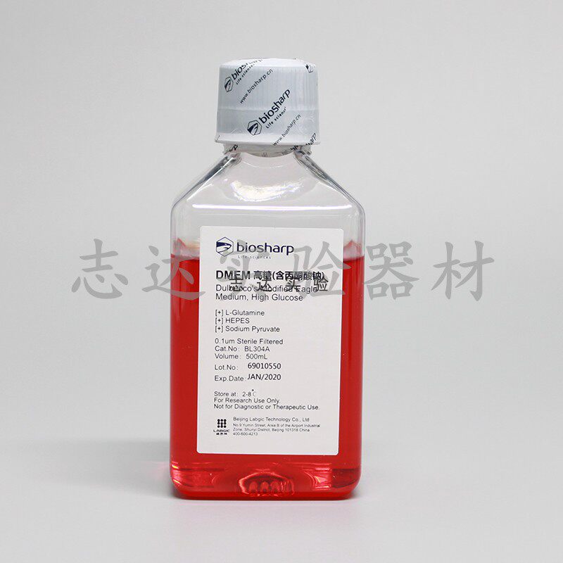 biosharp BL304A DMEM 高糖（含丙酮酸钠）500ml