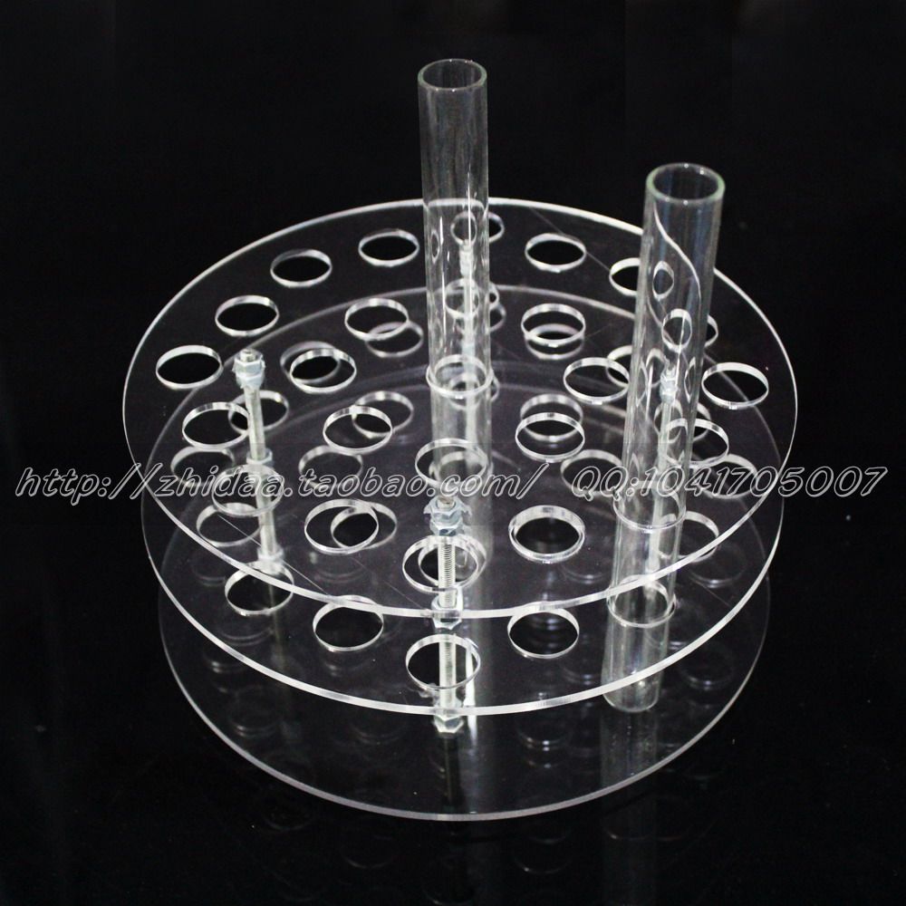 圆形试管架 有机玻璃 32孔21mm，20ml离心管架 可定做