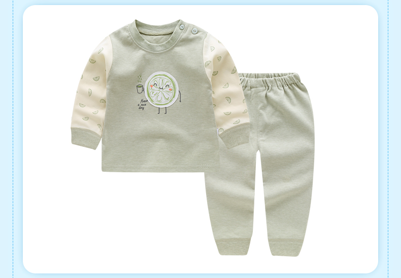 龙 Bộ đồ lót trẻ em màu cotton cotton mùa xuân quần áo bé trai và bé gái mùa thu quần áo khóa vai dịch vụ tại nhà shop quan ao baby