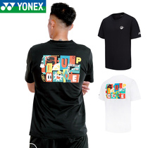 YONEX YONEX Unix badminton suit 2021 New Men cotton casual short sleeve lindane T-shirt 10040LD