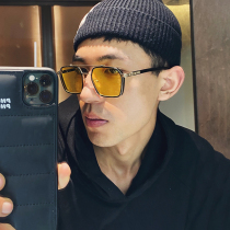 Sunglasses 2022 new Korean version of mens night vision yellow driver driving polarized anti-ultraviolet sunglasses female tide