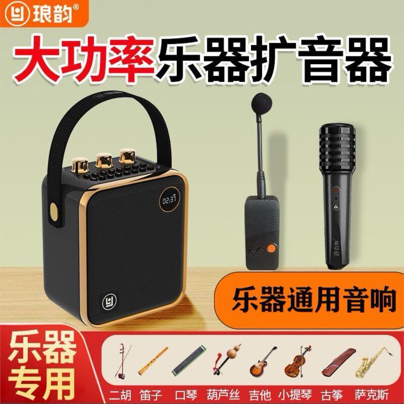 Langyun Musical Instrument Sound Effect Loudspeaker 60W High-Fidelity Audio Is Suitable for Guitar and Guzheng Playing