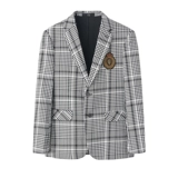 Мужской трендовый костюм, комплект для отдыха, изысканный стиль, в корейском стиле, облегающий крой, в британском стиле