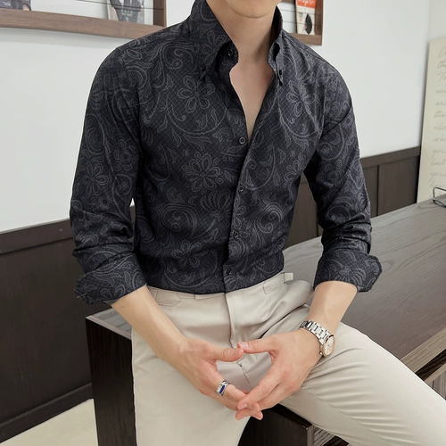 Осенняя модная трендовая рубашка для отдыха, свободный крой