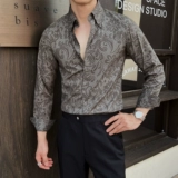 Осенняя модная трендовая рубашка для отдыха, свободный крой