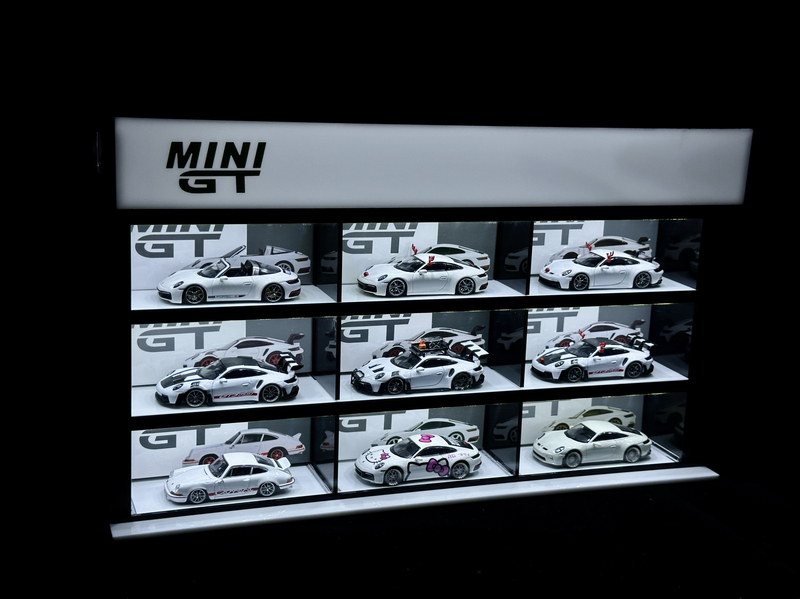 Minigt Acrylic Storage Small Scale Car Model Dustproof Display with Light Remote Control Display Box Minigt Acrylic Storage Small Scale Car Model Dustproof Display with Light Remote Control Display Box