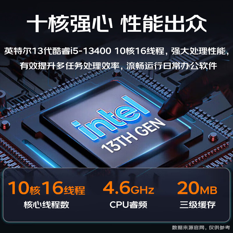 Colorful 12Th Generation Core I3 12100/I5 12400 Personal Office Home Online Class Enterprise Commercial Desktop Computer Host Desktop Computer Assembled Computer Complete Set Single Host