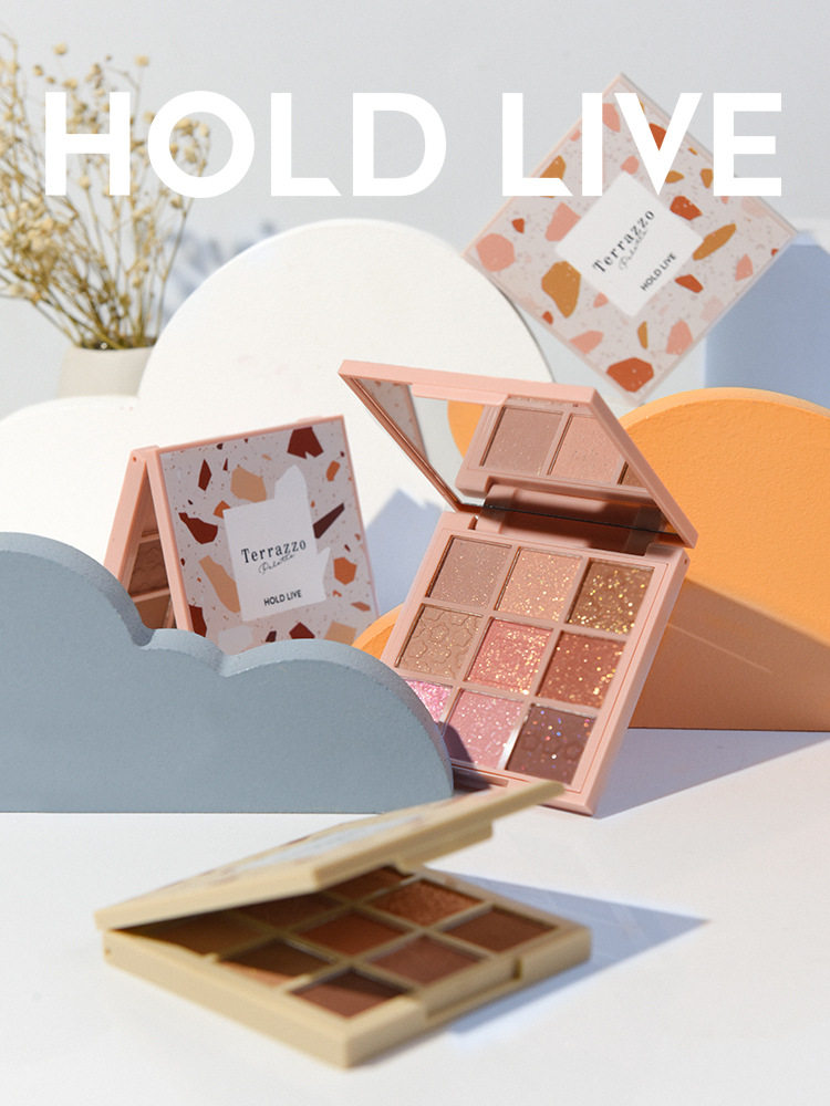HOLD LIVE Grilled Eye Disk Milk Coffee Rose fresh Cream Foil Gold Foil Nine Disk Mate