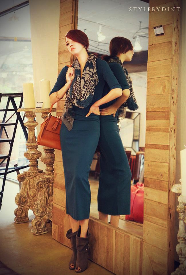 Korean women s new autumn and winter long-sleeved long knitted long skirt Slim base skirt NSYF1078