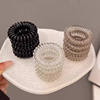 Simple ins Telephone Cord Hair Ties, High Elasticity, Durable, Hair-Friendly, 2025 Hair Rope, Rubber Band Hair Accessory