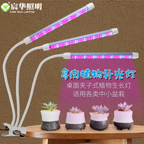 Chen Hua LED Plant Growth Light Full Spectrum multi-meat light green plant desktop clip type anti-color Indoor