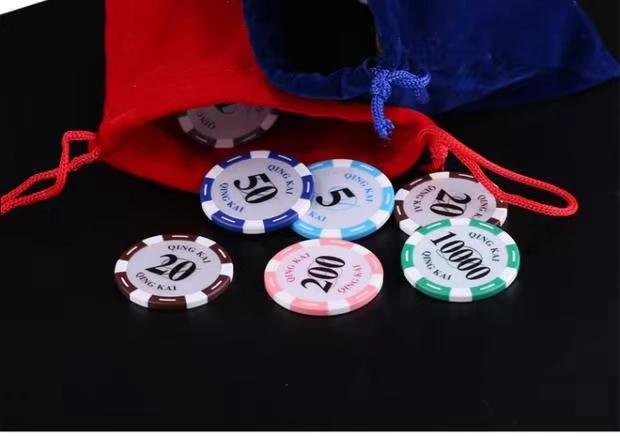 Texas Holdem Chips 0436 với lõi nhựa baccarat bằng nhựa mạt sắt có thể được gắn nhãn chip - Các lớp học Mạt chược / Cờ vua / giáo dục