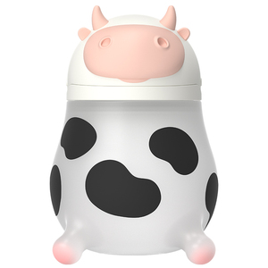 BK奶牛吸管杯水杯宝宝学饮杯