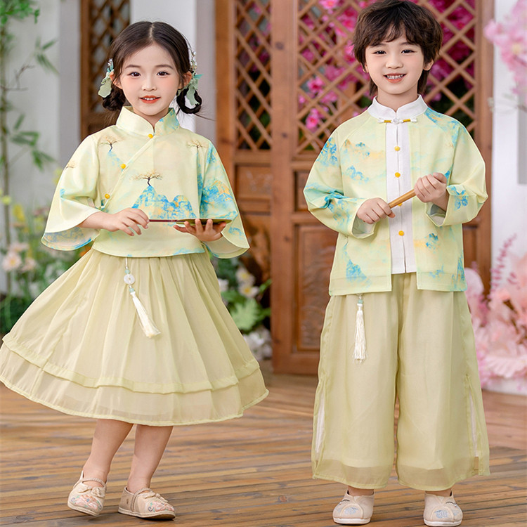 儿童汉服表演服