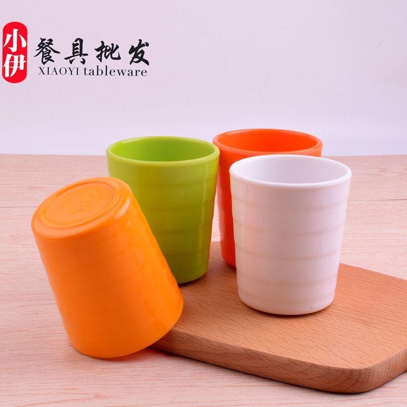 Resin anti-fall water cup plastic cup melamine imitation porcelain color tea cup restaurant KTV special catering cup