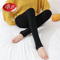 Langsha vớ cookpipe bên ngoài mặc quần legging nữ mùa thu và mùa đông cộng với vớ nhung mùa đông dày lên đôi tất chân ấm - Xà cạp đồ lót phụ nữ