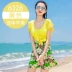 Áo tắm nữ một mảnh cỡ lớn kiểu dáng áo tắm nữ che bụng mỏng manh với miếng đệm ngực tập hợp dây đeo áo tắm suối nước nóng gợi cảm Bộ đồ bơi One Piece