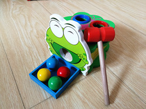 Juvenile mung bean frog knocking table piling table piling platform Baby Baby Baby Baby early education educational toy