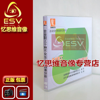 Genuine Spot Safety Month Enterprise Employees ten Unsafe Psychological Factors Analysis Safety Training Optical Discs
