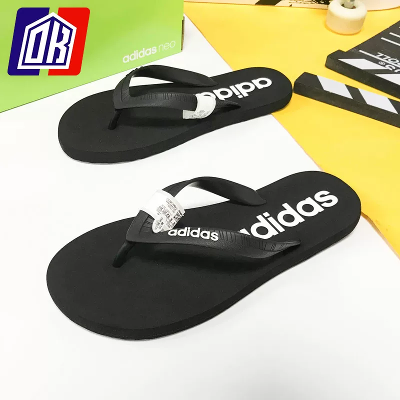 Adidas, летние шлепанцы, дышащая пляжная обувь, тапочки
