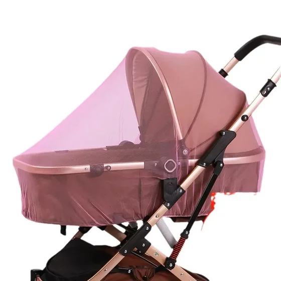 婴儿车蚊帐全罩式通用宝宝推车防蚊罩少儿婴幼儿伞车加大加密网纱