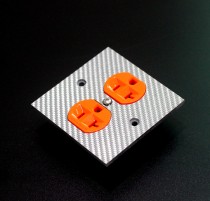 Union audio hot sale recommended extremely low temperature Frozen Fever HIFI carbon fiber panel 86 wall plug household socket