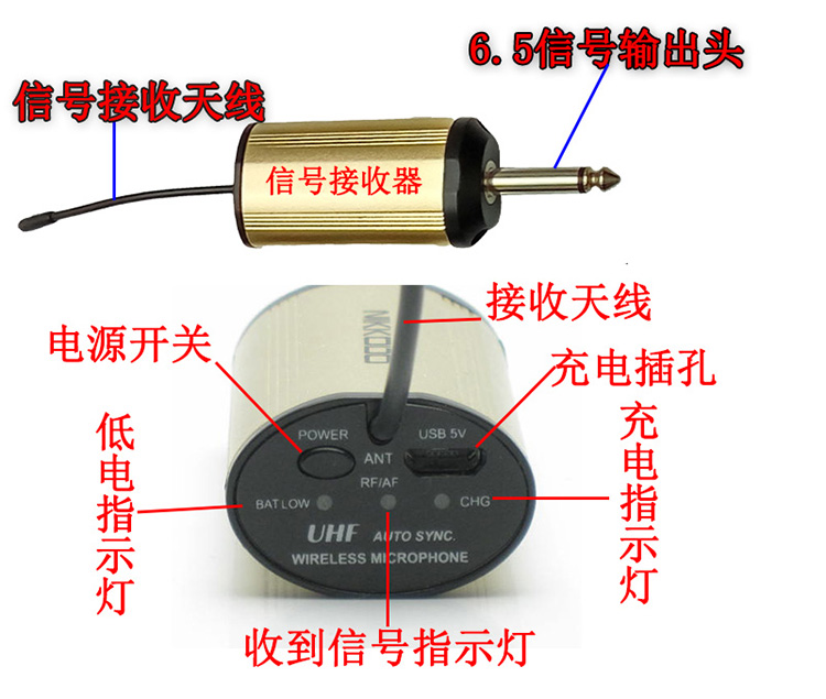 Tai nghe không dây đa phân khúc không dây micro tai nghe không dây micro lavalier micro phòng tập tai nghe không dây micro karaoke có dây