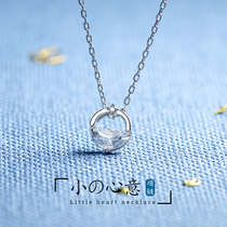 JG necklace female summer sterling silver light luxury niche design sense choker 2021 new simple Joker Birthday Gift