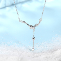 JG the rest of your life has your necklace female summer sterling silver simple light luxury minority design sense choker cold birthday gift