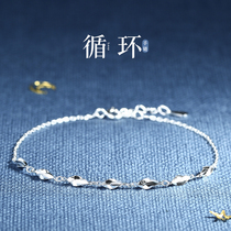 JG niche design bracelet female cold wind student 925 sterling silver simple Net red Senor New Year gift female Joker