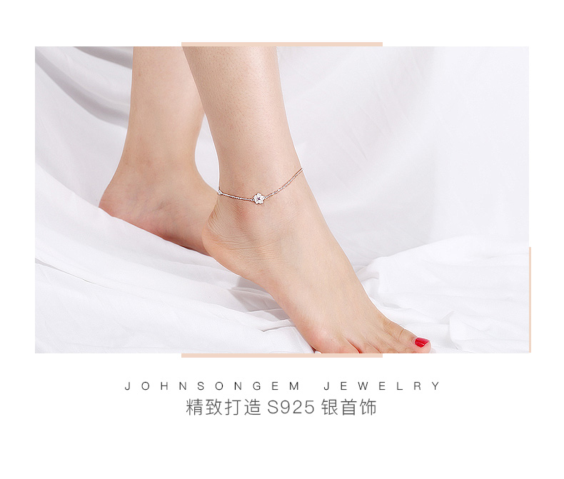 Chaine de cheville Femme JOHNSONGEM en Argenterie - Ref 3104835 Image 16