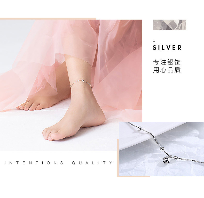 Bracelet de cheville Femme JOHNSONGEM en Argenterie - Ref 3104357 Image 14