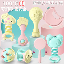 Infant hand bell toy 6 teether puzzle early education one year old 0-3 months 12 baby 1 newborn 5 six boys and girls