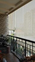  1 2 meters practical cool Ri Mulberry balcony rain curtain balcony sunscreen curtain sunshade wind and dust from the Netherlands