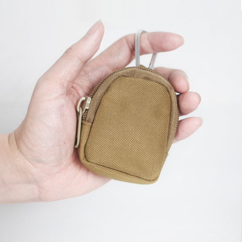 Original Japanese-Style Youth Coin Purse Canvas Small Wallet Coin Pouch Zipper Shell Bag Bluetooth Earphone Bag Key Bag