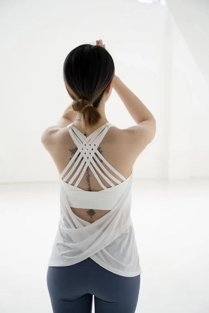 Two-in-one Free to Be Medium Intensity Lady Yoga Prati Fitness Sport vest