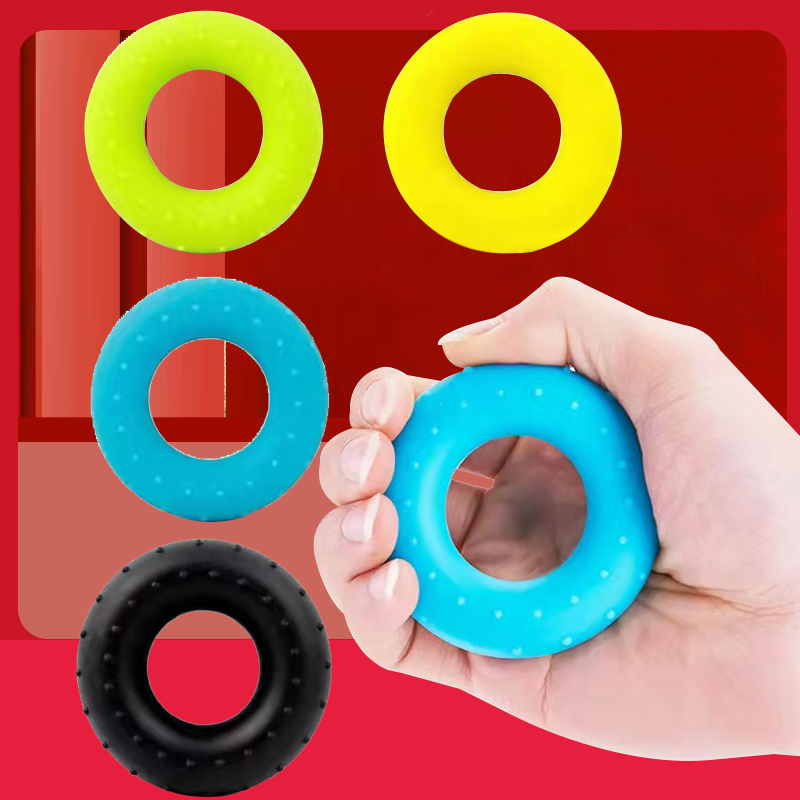 Gripper silicone grip ring men's professional practice hand strength finger rehabilitation training equipment practice arm muscle training grip ball