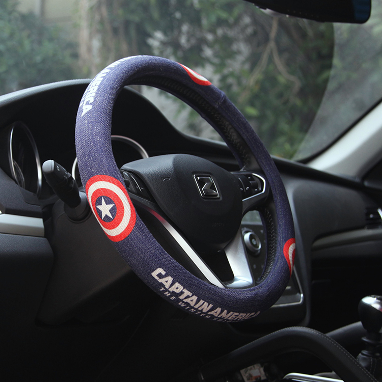 Xe cung cấp vỏ vô lăng cho xe Buick Honda hiện đại phổ biến bốn mùa phim hoạt hình lanh - Ô tô nội thất Accesseries trang trí nội thất ô tô