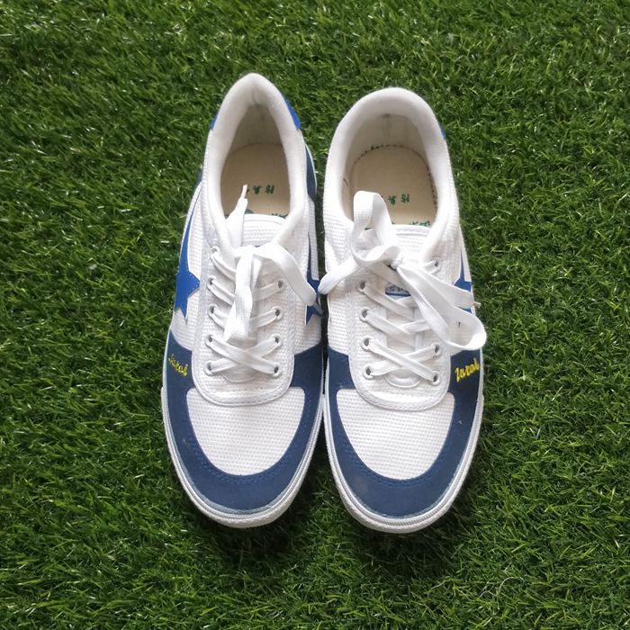 Sơn đông Lutai giày vải gân dưới đàn ông và phụ nữ breathable sneakers cao su giày đào tạo chạy giày thể thao khử mùi giày mua giày sneaker