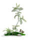 Simulated Green Plants, Jacaranda Forest, Turf, Landscape Plants in the Corner under the Stairs, Artificial Trees, Soft Decoration Combination