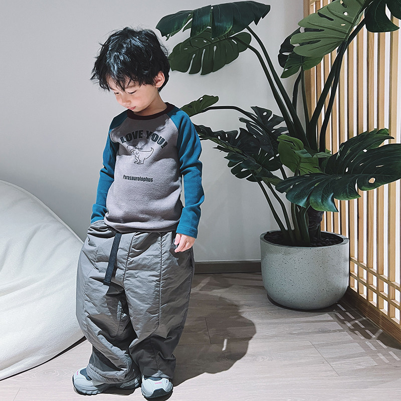 CGTS Original Design Soft Outdoor Wind Day Lacing Belt Breathable Mesh Fabric Removable Leg Children Parent-child Cotton Pants-Taobao