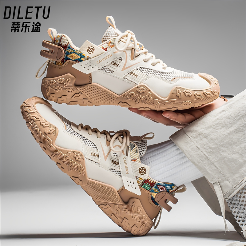 Tiletu Men's Shoes 2026 Summer Breathable Mesh Outdoor Casual Sports Shoes Soft Sole Daily Lightweight Forrest Gump Shoes Tiletu Men's Shoes 2026 Summer Breathable Mesh Outdoor Casual Sports Shoes Soft Sole Daily Lightweight Forrest Gump Shoes