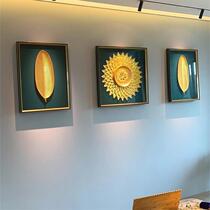 Light luxury sofa background wall painting modern minimalist living room decoration painting restaurant hanging painting three-dimensional physical painting original