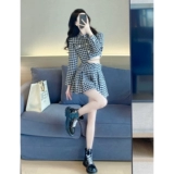 Демисезонный комплект, милая короткая юбка, изысканный стиль, городской стиль, в стиле Шанель