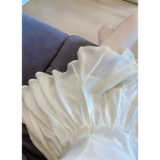 Летнее платье, приталенный корсет, милый топ без лямок для принцессы, юбка, А-силуэт