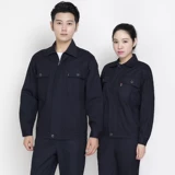 Хлопковый демисезонный износостойкий синий цветной комбинезон