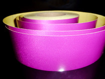 Purple reflective tape Purple pipe identification ribbon Purple dashed tape 5cm*46m